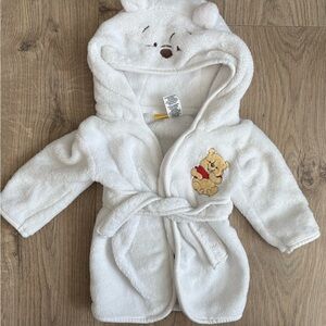 Disney Baby Winnie the Pooh Plush Hooded Robe – 3 Months